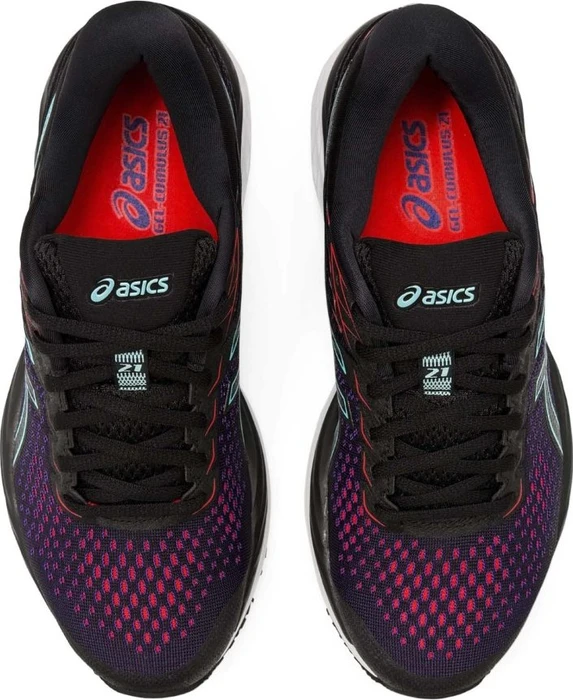 Asics Gel-Cumulus 21 black/laser pink (Damen)