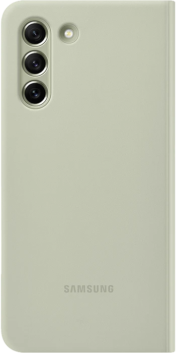 Samsung Clear View Cover für Galaxy S21 FE Olive
