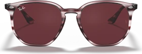 Ray-Ban RB4306 54mm burgundy red striped-havana/dark violet classic