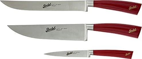 Berkel Elegance Chef Kochmesser-Set rot, 3-tlg.