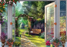 Schmidt Spiele Blick in den verwunschenen Garten