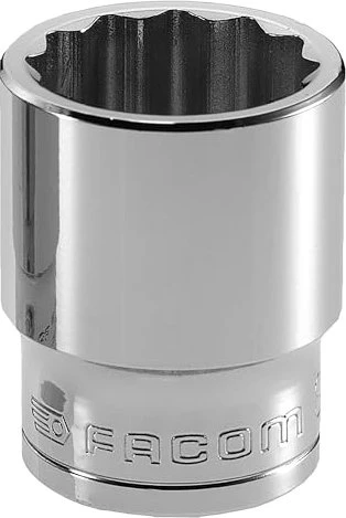 Facom S Außenzwölfkant Steckschlüssel 1/2", 19x36mm