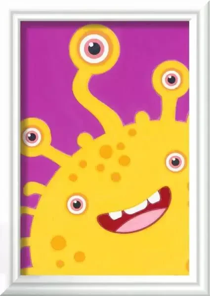 Ravensburger Malen nach Zahlen Gelbes Monster