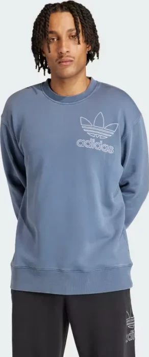 adidas Adicolor Outline Trefoil Sweatshirt preloved ink (Herren)