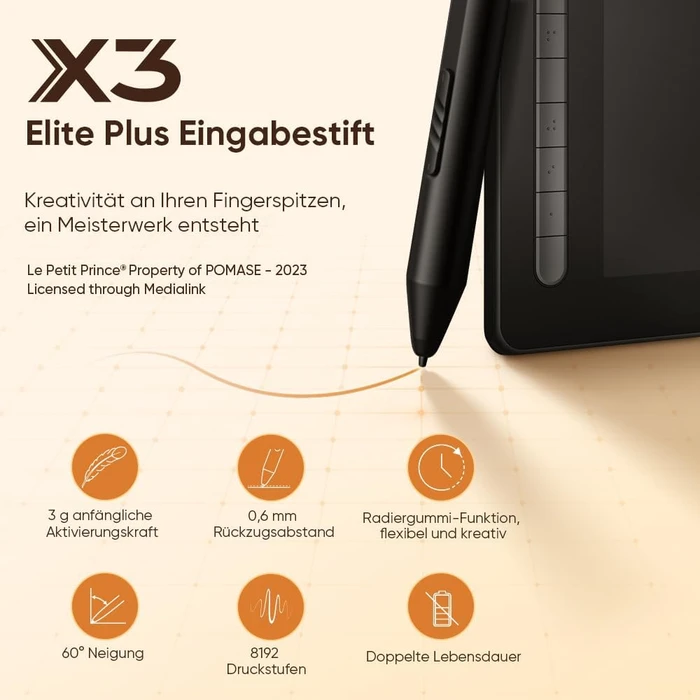 XP-Pen Artist 12 (2. Generation), Der kleine Prinz Version