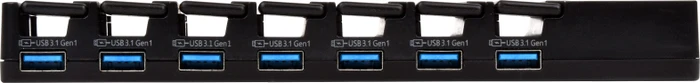 SilverStone UC03-PRO USB-Hub, 7x USB-A 3.0, USB 3.0 Micro-B [Buchse]