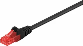 MicroConnect Patchkabel, Cat6, U/UTP, RJ-45/RJ-45, 2m, schwarz