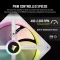 Corsair iCUE LINK QX140 RGB Starter Kit, weiß, LED-Steuerung, 140mm, 2er-Pack Vorschaubild