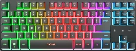 Trust Gaming GXT 1831 Dothix Wireless TKL, schwarz, LEDs RGB, USB, DE (26125)