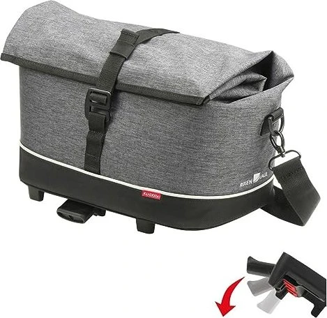 KLICKfix Rackpack City Uniklip Gepäcktasche tweed grey