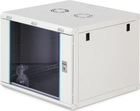 Digitus Dynamic-N Serie 19" Wandgehäuse 9HE, unmontiert, Sicherheitsglastür, IP2X, RAL 7035, 600mm tief