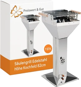 Haushalt International Trichtergrill edelstahl