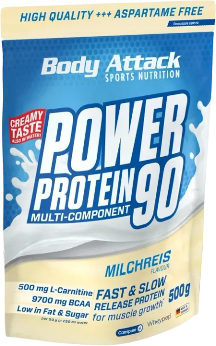 Body Attack Power Protein 90 Milchreis 500g