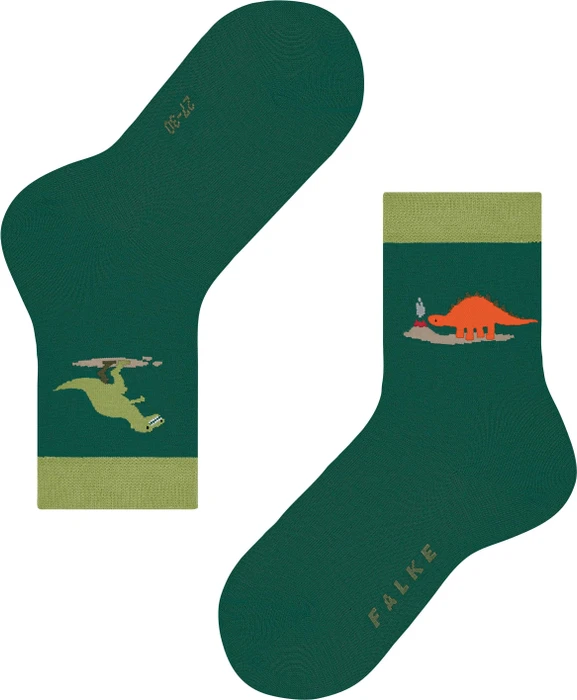 Falke Dinosaurs Socken emerald (Junior)