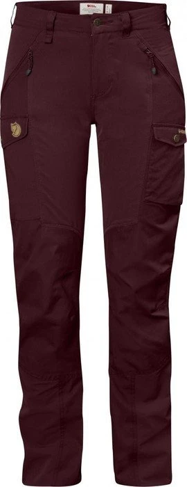 Fjällräven Nikka Curved Hose lang dark garnet (Damen)