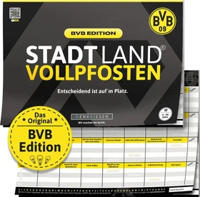 Stadt Land Vollpfosten - BVB Edition - Entscheidend ist auf'm Platz