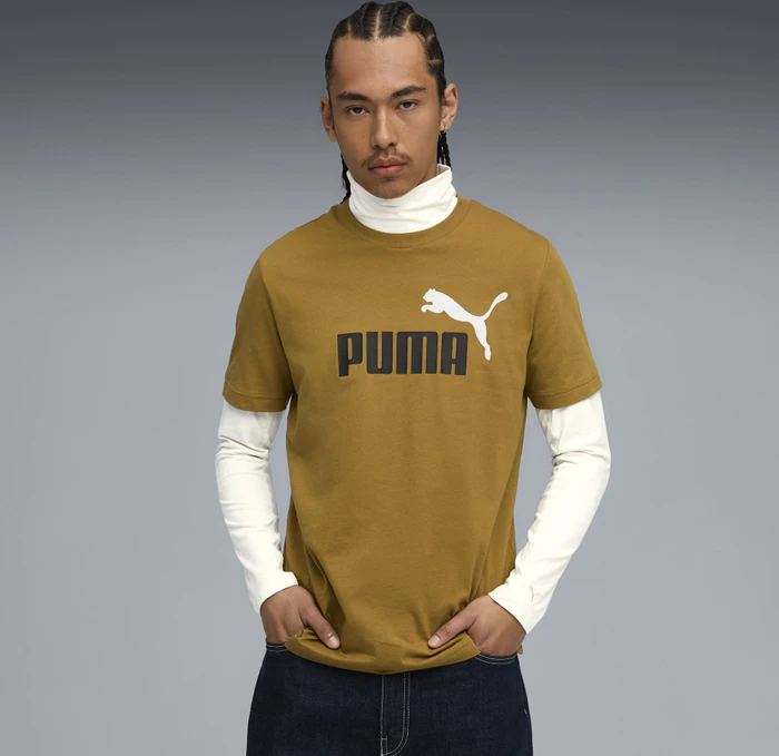 Puma Essentials 2 Colour No. 1 Logo T-Shirt kurzarm honey butter (Herren)