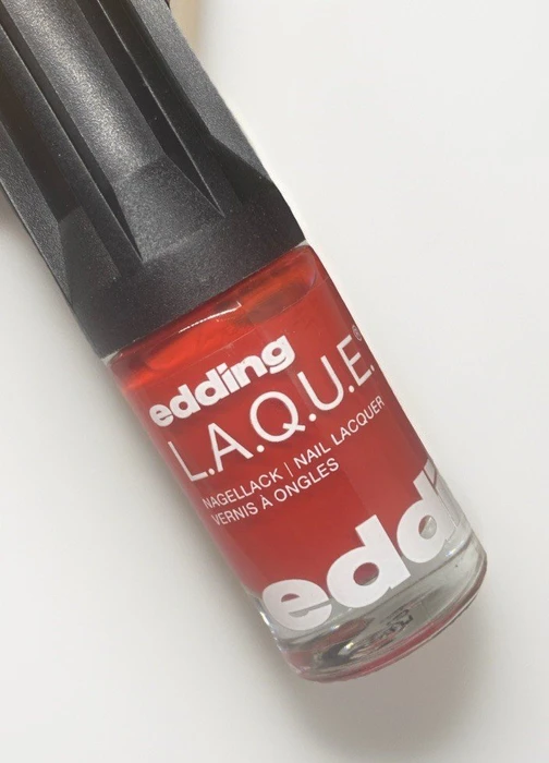 edding L.A.Q.U.E. Nagellack 161 Fantastic Flame Red, 8ml