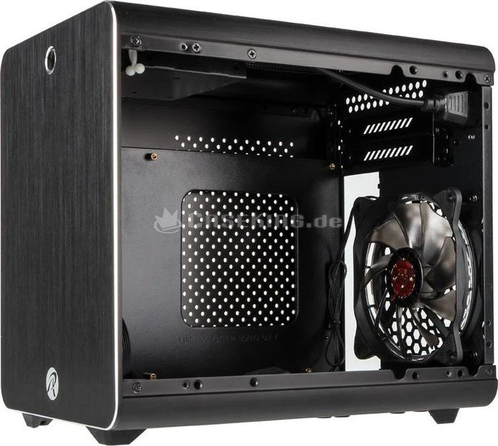 Raijintek Metis Plus, schwarz, Acrylfenster, Mini-ITX