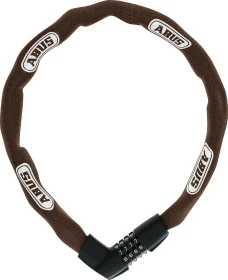 ABUS Tresor 1385/85 Kettenschloss, Zahlenkombination braun