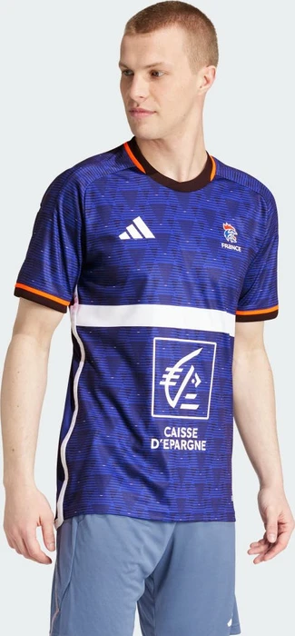 adidas Team Frankreich Handballtrikot semi lucid blue (Herren)
