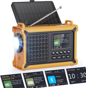 Rocam CR1030DAB Kurbelradio gelb