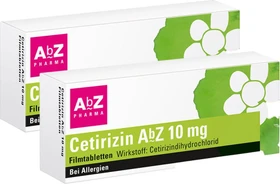 AbZ Cetirizin 10mg Filmtabletten, 200 Stück (2x 100 Stück)