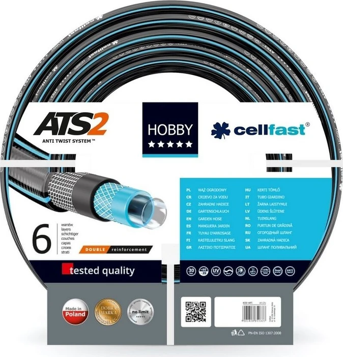 Cellfast Hobby ATS2 Gartenschlauch 3/4", 25m