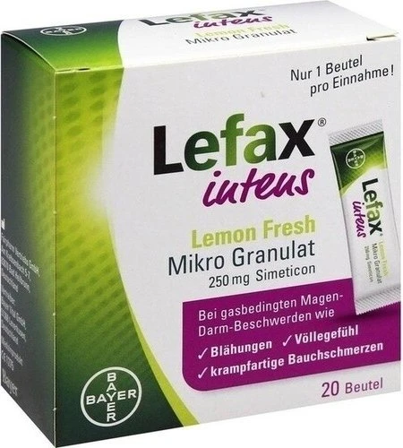 Bayer Lefax intens Lemon Fresh Mikro Granulat Beutel, 20 Stück