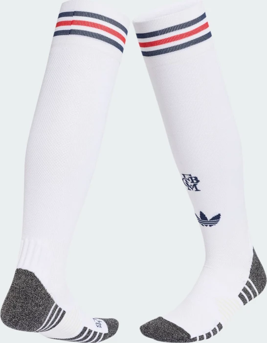 adidas FC Bayern München 2026/2027 Auswärtsstutzen weiß