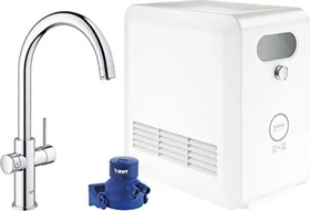 Grohe Blue Chilled&Sparkling Starter Set C-Auslauf chrom