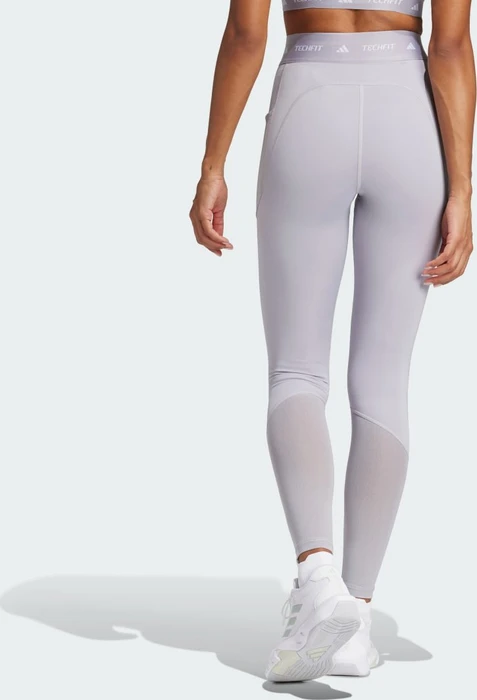 adidas TECHFIT Stash Pocket Full-Length Hose lang glory grey (Damen)