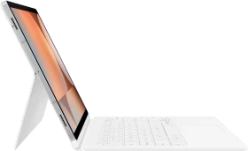 Samsung EF-DX825 Book Cover Keyboard mit AI-Taste für Galaxy Tab S9+ / S9 FE+ / S10+, weiß, DE