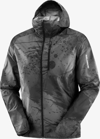 Salomon Bonatti Cross Wind Funktionsjacke deep black/ao/periscope (Herren)