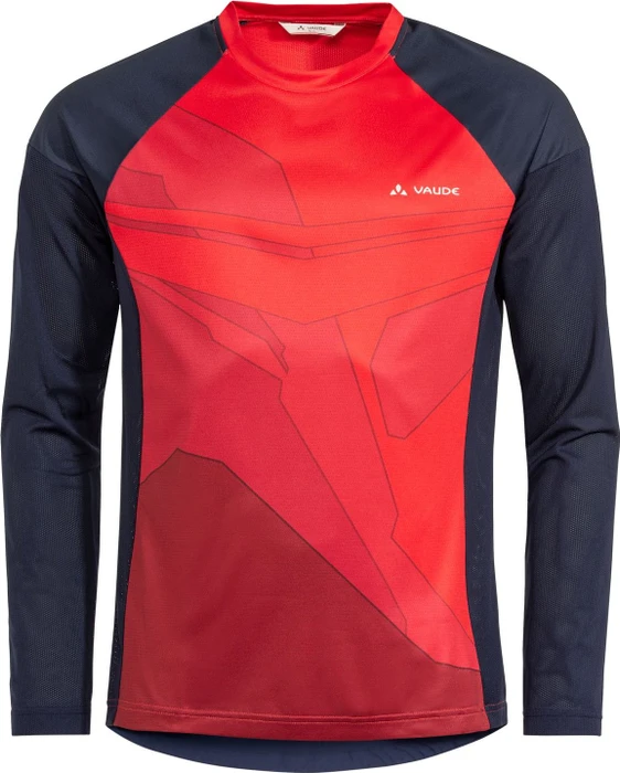 Vaude Moab VI Trikot langarm mars red (Herren)
