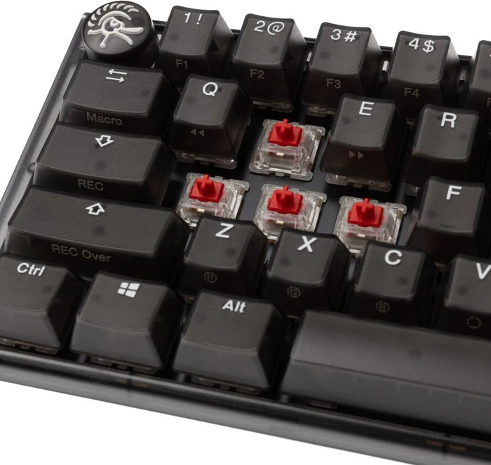 Ducky One 3 Mini PBT, LEDs RGB, Aura Black, MX RGB RED, USB, US