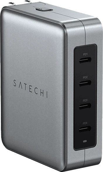 Satechi 145W USB-C 4-Port GaN Travel Charger grau