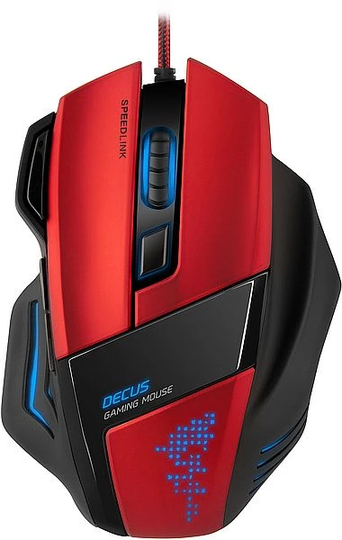 Speedlink Decus Gaming Mouse rot/schwarz, USB