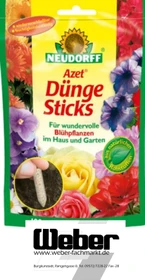 Neudorff Azet Dünge-Sticks für Blühpflanzen, 40 Stück
