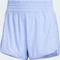 adidas Pacer All Gym Seasonal Rib High-Rise Tonal 3-Streifen Shorts blue spark (Damen) Vorschaubild
