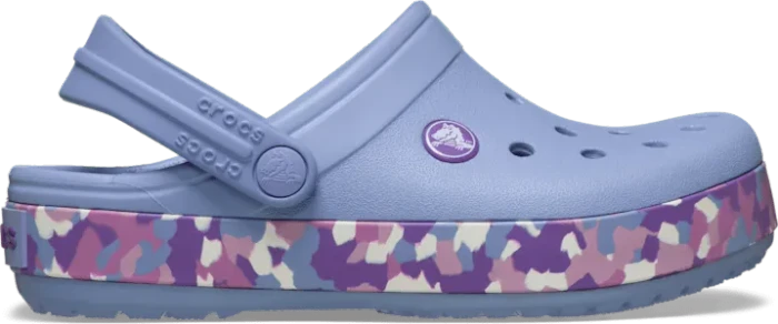Crocs Crocband Glow Confetti Band Clog blue haze/multi (Junior)