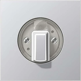Jung Abdeckung für Drehschalter 1fach, Serie LS, Aluminium