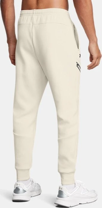 Under Armour Unstoppable Fleece Trainingshose lang summit white/black (Herren)