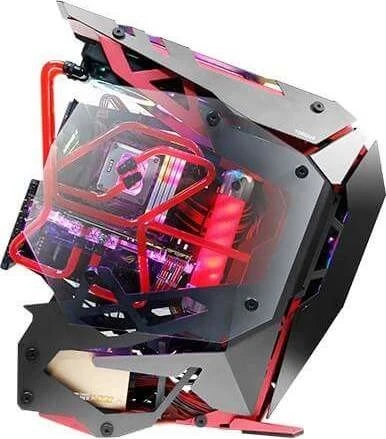 Antec Torque, anthrazit/rot, Glasfenster