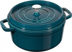 Zwilling Staub Cocotte Schmortopf rund 22cm 2.6l grün