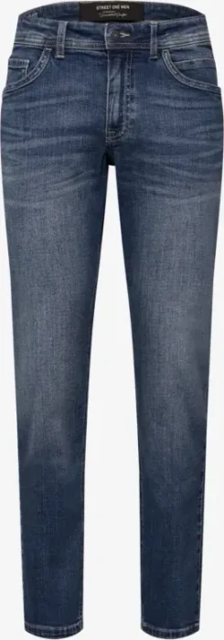 Street One Racer Jeans indigo blue random wash (Herren)