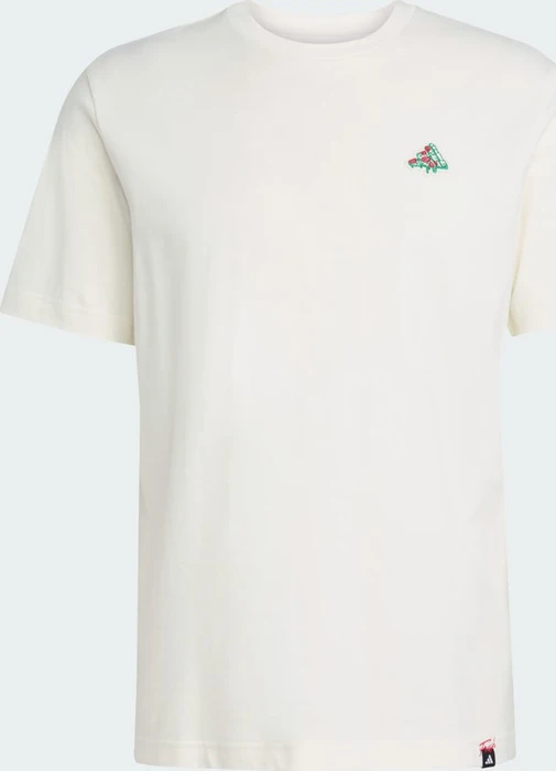 adidas Mini Pizza Graphic T-Shirt kurzarm off white (Herren)