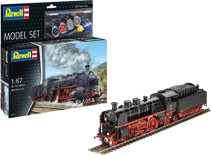 Revell Model Set Schnellzuglokomotive BR18505 mit Tender