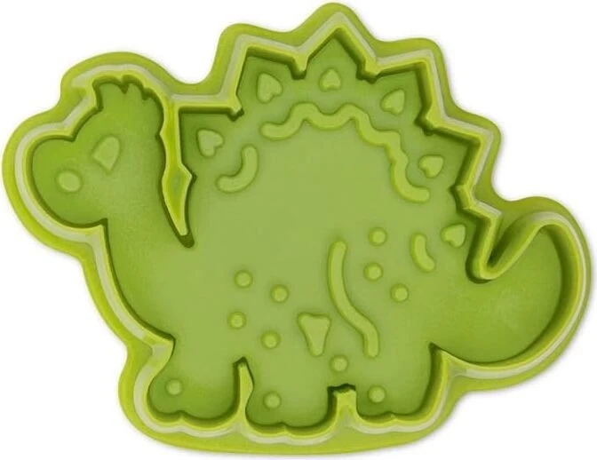 Städter Präge-Ausstecher mit Auswerfer Dinosaurier 6.5cm grün