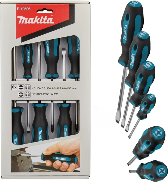 Makita Schraubendrehersatz, 6-tlg.